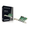 Conceptronic EMRICK U34 - 4-Port-USB-3.0 PCI-Express-Karte - PCIe - USB 3.2 Gen 1 (3.1 Gen 1) - Grün - PC - Passiv - China