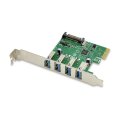 Conceptronic EMRICK U34 - 4-Port-USB-3.0 PCI-Express-Karte - PCIe - USB 3.2 Gen 1 (3.1 Gen 1) - Grün - PC - Passiv - China