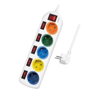 LogiLink LPS258 - 1,5 m - Drinnen - Typ F - Type F (CEE 7/4) - IP20 - 1,5 mm²