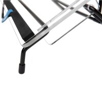 R-Go Dokumentenhalter R-Go Flex Read - ergonomisch - mit weicher Schaumstoff-Handgelenkauflage - aus transparentem Acrylglas - A3 - Acryl - Stahl - 5 kg - Transparent - Schwarz - 315 mm - 453 mm
