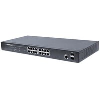 Intellinet PoE+ Web-Managed Switch with 2 SFP Ports - Switch - 1 Gbps