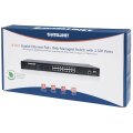 Intellinet PoE+ Web-Managed Switch with 2 SFP Ports - Switch - 1 Gbps