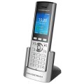 Grandstream WP820 - IP-Telefon - Schwarz - Silber - Kabelloses Mobilteil - Android - 2 Zeilen - 500 Eintragungen