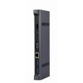 Gembird A-CM-COMBO9-02 - Kabelgebunden - USB 3.2 Gen 1 (3.1 Gen 1) Type-C - 87 W - 10,100,1000 Mbit/s - Grau - 5 Gbit/s