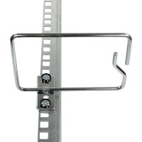 LogiLink OR111N - Kabelring - Edelstahl - Stahl - 1U - 48,3 cm (19") - 140 mm
