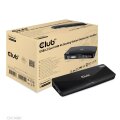 Club 3D USB 3.0 4k Docking Station, schwarz, 4K @ 30 Hz, 4K mit DP oder HDMI