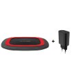 Ultron Ladegerät FreeCharge-10+ Adapter schwarz/rot - Schnellladegerät - 9V-Block
