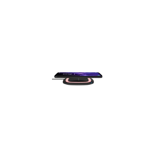 Ultron Ladegerät FreeCharge-10+ Adapter schwarz/rosa - Schnellladegerät - 9V-Block