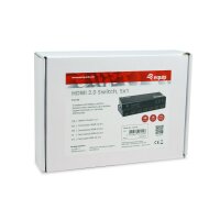 Equip 332726 - HDMI - Aluminium - Schwarz - 60 Hz - 3840 x 2160 Pixel - 7.1 Kanäle