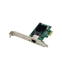 LevelOne Gigabit-Ethernet-PCIe-Karte - Eingebaut - Kabelgebunden - PCI Express - Ethernet - 2000 Mbit/s - Aluminium