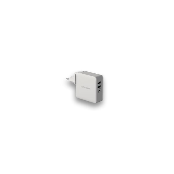 RealPower DeskCharge-65 Travel - Drinnen - AC - 20 V - Grau