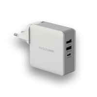 RealPower DeskCharge-65 Travel - Drinnen - AC - 20 V - Grau