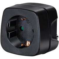 Brennenstuhl 1508460 - Universal - Indoor - 250 V - AC1-to-AC2 - Schwarz - 16 A
