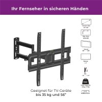 Ultron WM200 - 88,9 cm (35 Zoll) - 75 x 75 mm - 400 x 400 mm - -12 - 12° - 90° - Schwarz