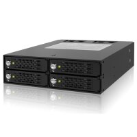 Icy Dock MB994SK-1B - Schwarz - Aluminium - SECC - 7,9.5,12.5 mm - 2 Lüfter - 4 cm - 146 mm
