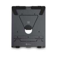 Bakker Ergo-Q 160 - Notebook-Ständer - Schwarz - Dunkles Grau - 25,4 cm (10 Zoll) - 43,2 cm (17 Zoll) - Aluminium - Gummi - Stahl - 110 - 185 mm