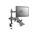 Equip 13”–32” Notebookablage- und Monitor/LCD-Tischhalterung - Klemme - 16 kg - 33 cm (13") - 81,3 cm (32") - 100 x 100 mm - Schwarz
