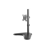 Equip 13"-32" Zweifach-Monitor/LCD-Tischfußhalterung - 75 x 75 mm - 100 x 100 mm - -45 - 45° - -90 - 90° - Aluminium - Kunststoff - Schwarz