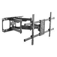 Equip 37"-90" Kipp- und Schwenkbarer TV-Wandhalter - 200 x 200 mm - 816 x 410 mm - -15 - 5° - -60 - 60° - Stahl - Schwarz