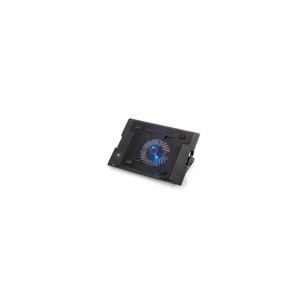 Conceptronic Klappbarer kühlender Notebook-Ständer - 43,2 cm (17 Zoll) - 1 Stück(e) - 14 cm - Schwarz - USB - USB
