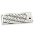 Cherry Slim Line COMPACT-KEYBOARD G84-4400 - Tastatur - Optisch - 84 Tasten QWERTY - Grau