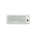 Cherry Slim Line COMPACT-KEYBOARD G84-4400 - Tastatur - Optisch - 84 Tasten QWERTY - Grau