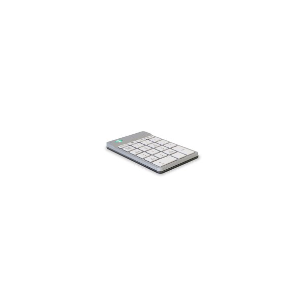 R-Go Tastatur R-Go Numpad Break - ergonomischer Ziffernblock mit Pausensoftware - bluetooth - weiß - Bluetooth - Laptop - Weiß