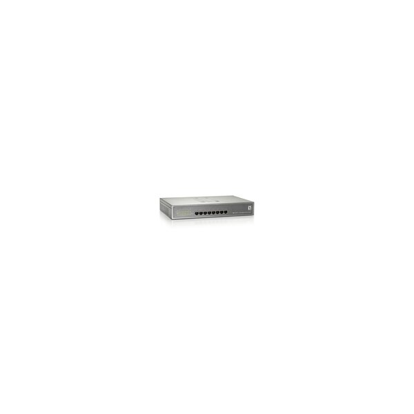 LevelOne GEP-0821 - Gigabit Ethernet (10/100/1000) - Vollduplex - Power over Ethernet (PoE) - Rack-Einbau