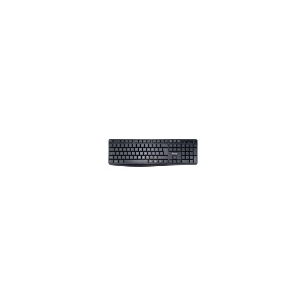 Equip Kabelgebundene USB Tastatur - US/International layout (QWERTY) - Volle Größe (100%) - Kabelgebunden - USB - QWERTY - Schwarz