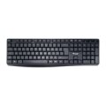 Equip Kabelgebundene USB Tastatur - US/International layout (QWERTY) - Volle Größe (100%) - Kabelgebunden - USB - QWERTY - Schwarz