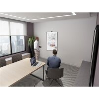 Equip 37"-80" universelle drehbare Wandhalterung - 94 cm (37") - 2,03 m (80") - 200 x 200 mm - 600 x 400 mm - Aluminium - Kunststoff - Edelstahl - Schwarz