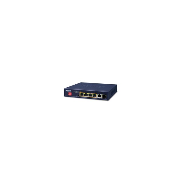 Planet GSD-604HP - Unmanaged - Gigabit Ethernet (10/100/1000) - Power over Ethernet (PoE)