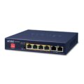 Planet GSD-604HP - Unmanaged - Gigabit Ethernet (10/100/1000) - Power over Ethernet (PoE)