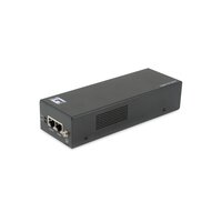 LevelOne Gigabit PoE Injector - 802.3 af/at/bt - 90W - Schnelles Ethernet - Gigabit Ethernet - 10,100,1000 Mbit/s - IEEE 802.3 - IEEE 802.3ab - IEEE 802.3af - IEEE 802.3at - IEEE 802.3bt - IEEE 802.3u - Schwarz - China - 90 W
