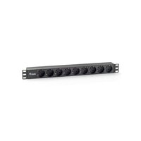 Equip 333282 - 1U - Horizontal - Kunststoff - Schwarz - 9...