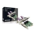 Conceptronic SPC01G - PCIe - Parallel - RS-232 - PCIe 1.1 - Grün - China - 2,5 Gbit/s