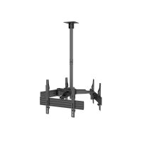 Equip 37"-65" Dreifach TV-Deckenhalterung - 90 kg - 81,3 cm (32") - 165,1 cm (65") - 100 x 100 mm - 600 x 400 mm - 0 - 15°