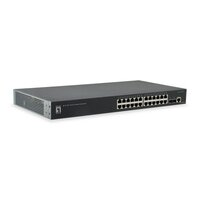 LevelOne GTL-2661 - Switch - 24 x 10/100/1000+ 2 10...