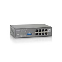 LevelOne FEP-0800 - Fast Ethernet (10/100) - Vollduplex - Power over Ethernet (PoE)