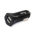 Equip 2-Port 12 W USB-KFZ-Ladegerät - Auto - Zigarettenanzünder - 5 V - Schwarz