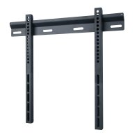 Techly Wandhalterung für 1 LCD TV LED 23"-55", Ultra Slim, Wanddistanz: 22mm, schwarz