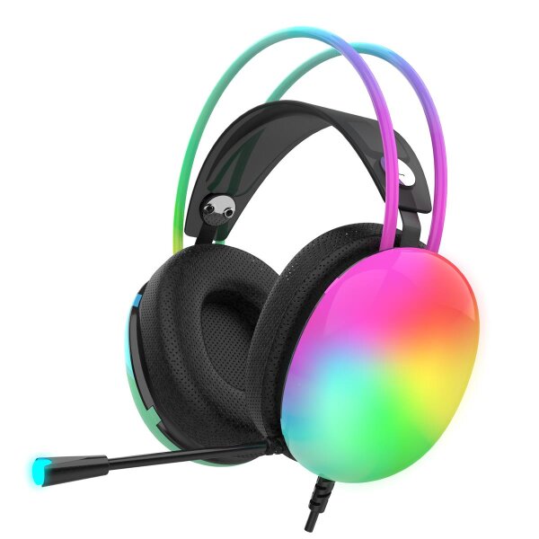 INCA IGK-X8S - Kabelgebunden - Gaming - 20 - 20000 Hz - 320 g - Kopfhörer - Schwarz