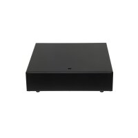 Equip Kassenschublade für POS-System - 4 Geldschein- und 8 Münzfächer - Münzfächer herausnehmbar - RJ11-Anschluss für Fernöffnung - Manuelle Kassenlade - Metall - Schwarz - China - 420 mm - 405 mm