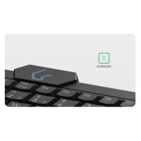 KeySonic KSK-3210ELU (DE) - Kabelgebunden - USB - Membran Key Switch - QWERTZ - LED - Schwarz
