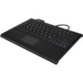 KeySonic KSK-3210ELU (DE) - Kabelgebunden - USB - Membran Key Switch - QWERTZ - LED - Schwarz