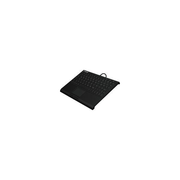 KeySonic KSK-3211ELU (DE) - Kabelgebunden - USB - Membran Key Switch - QWERTZ - LED - Schwarz