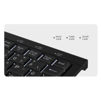 KeySonic KSK-3011ELC - Tastatur - super-mini