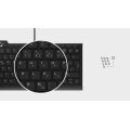 KeySonic KSK-5010ELC (DE) - Kabelgebunden - USB - Membran Key Switch - QWERTZ - LED - Schwarz