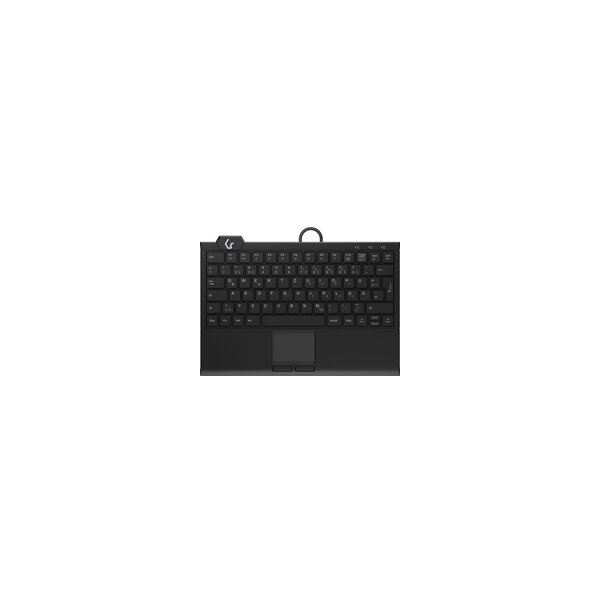 KeySonic KSK-5210ELU (DE) - Kabelgebunden - USB - Membran Key Switch - QWERTZ - LED - Schwarz