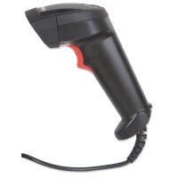 IC Intracom CCD Barcodescanner für Industrieanwendungen - 500 mm Scanreichweite - robustes Gehäuse - USB - Schutzklasse IP54 - Tragbares Barcodelesegerät - 1D - CCD - Code 11 - Code 128 - Code 32 - Code 39 - Code 93 - GS1-128 (UCC/EAN-128) - JAN - 50 cm -